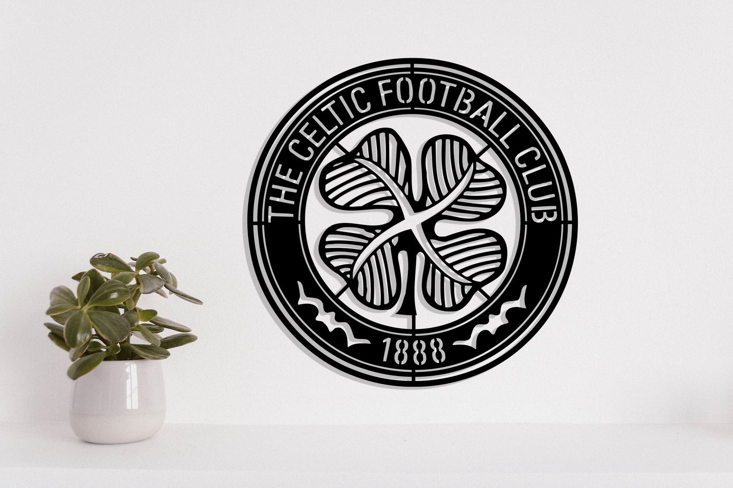 Celtic FC Badge Shield Metal Laser Cut files svg dxg jpg png pdf ai eps