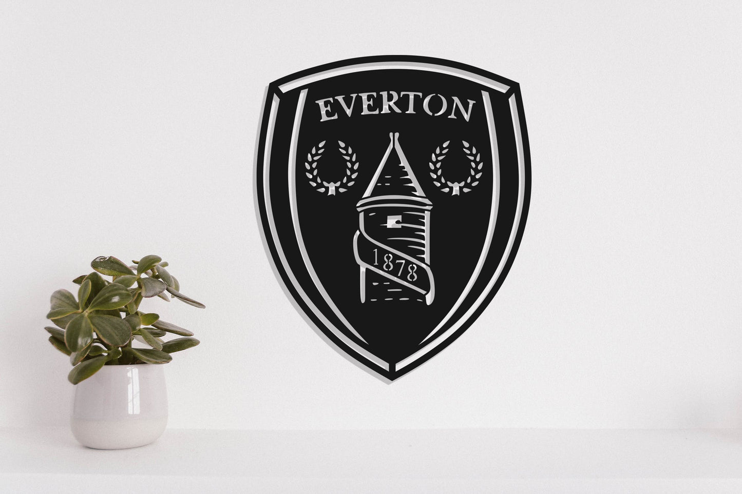 Everton FC (vintage) Badge Shield Metal Laser Cut file ai png svg dxf, jpg eps pdf 4