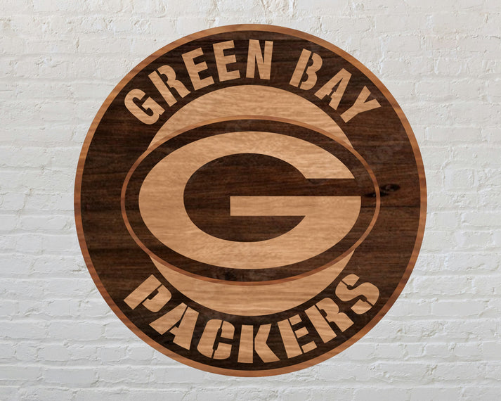 Green Bay Packers Multi Layered Laser Cut files svg dxf ai png ...