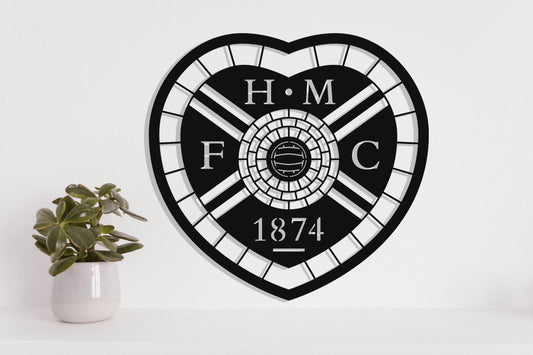 Heart of Midlothian FC Batch Shield Metal Laser Cut files ai png svg dxf, jpg eps pdf