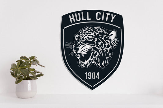 Hull City FC Badge Shield Metal Laser Cut files svg dxg jpg png pdf ai eps