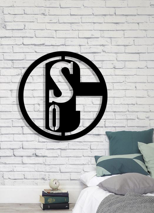 Schalke 04 FC Batch Shield Metal Laser Cut files svg dxg jpg png pdf ai eps