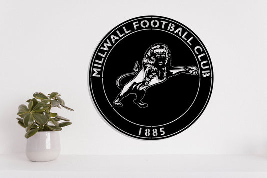 Millwall FC Badge Shield Metal Laser Cut files svg dxg jpg png pdf ai eps