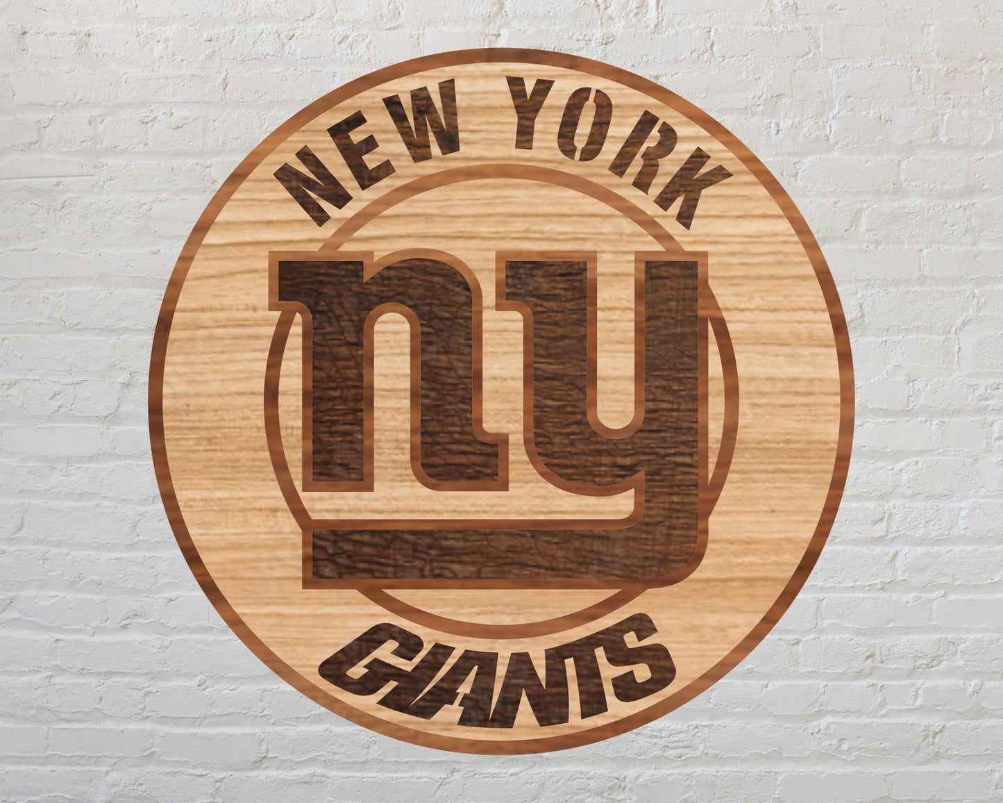 New York Giants Multi Layered Laser Cut files svg dxf ai png