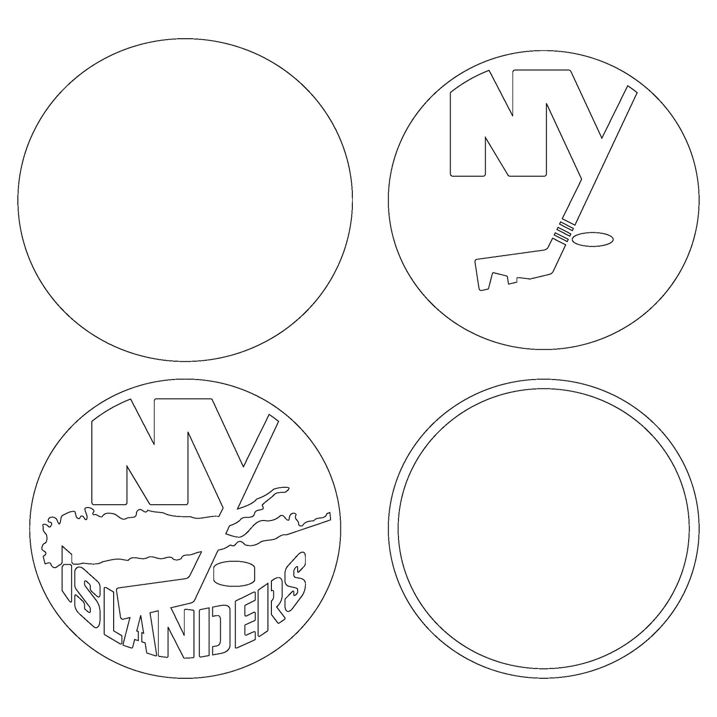 New York Islanders Layered Laser Cut files