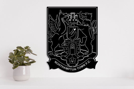 Northampton Town FC Badge Shield Metal Laser Cut files svg dxg jpg png pdf ai eps