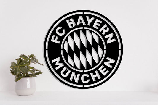 Bayern Munich FC Batch Shield Metal Laser Cut file svg dxg jpg png pdf ai eps