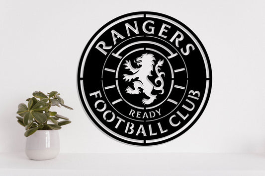 Glasgow Rangers FC Badge Shield Metal Laser Cut files ai png svg dxf, jpg eps pdf