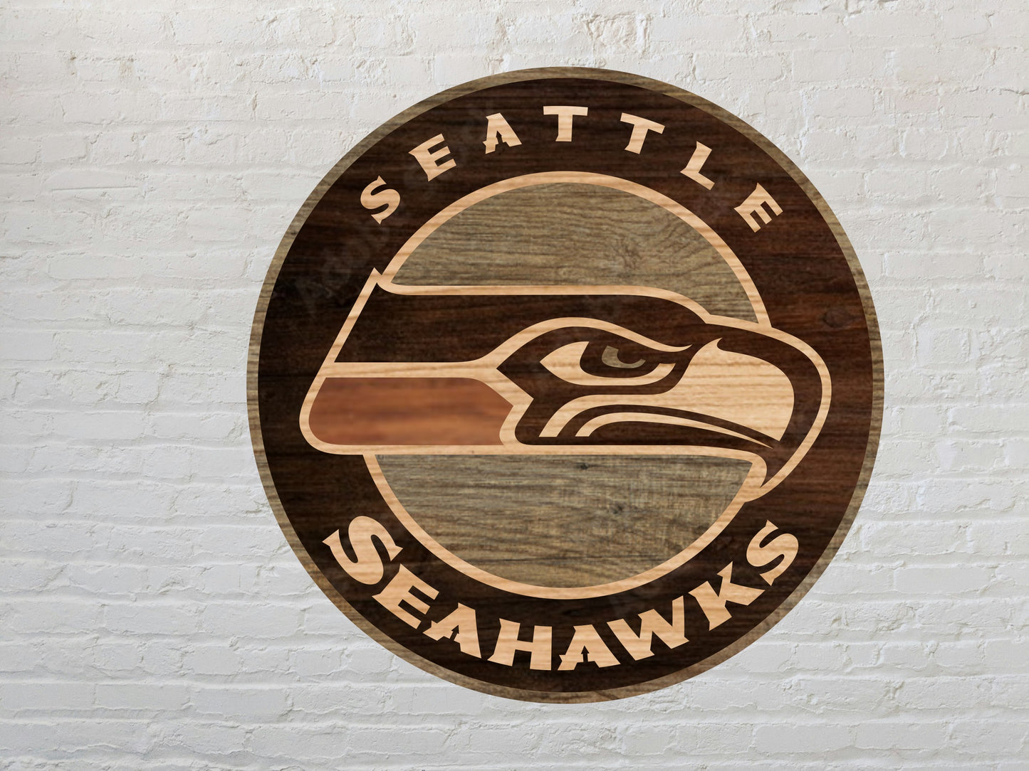 Seattle Seahawks Multi Layered Laser Cut files svg dxf ai png