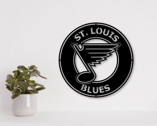 St. Louis Blues NHL Teams Designed Logo Badge Shield Metal Laser Cut files svg dxf ai png jpg pdf eps