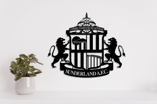 Sunderland FC Badge Shield Metal Laser Cut files ai png svg dxf, jpg eps pdf