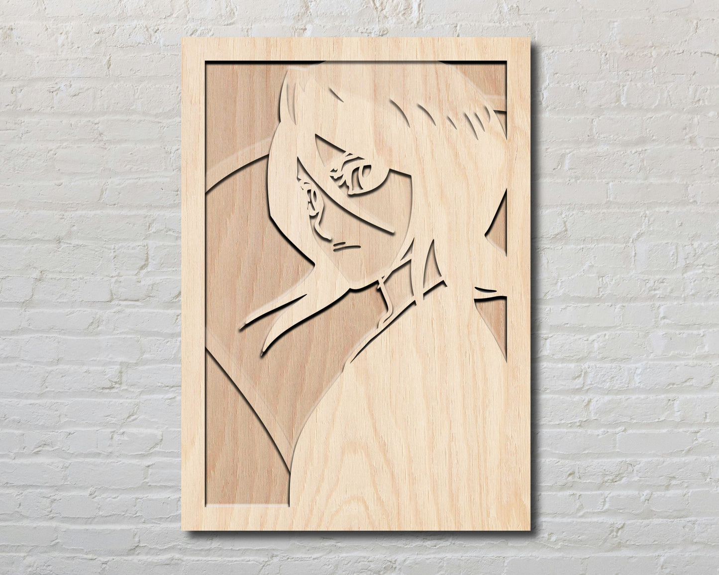 Rukia from Bleach Anime Layered Laser Cut files