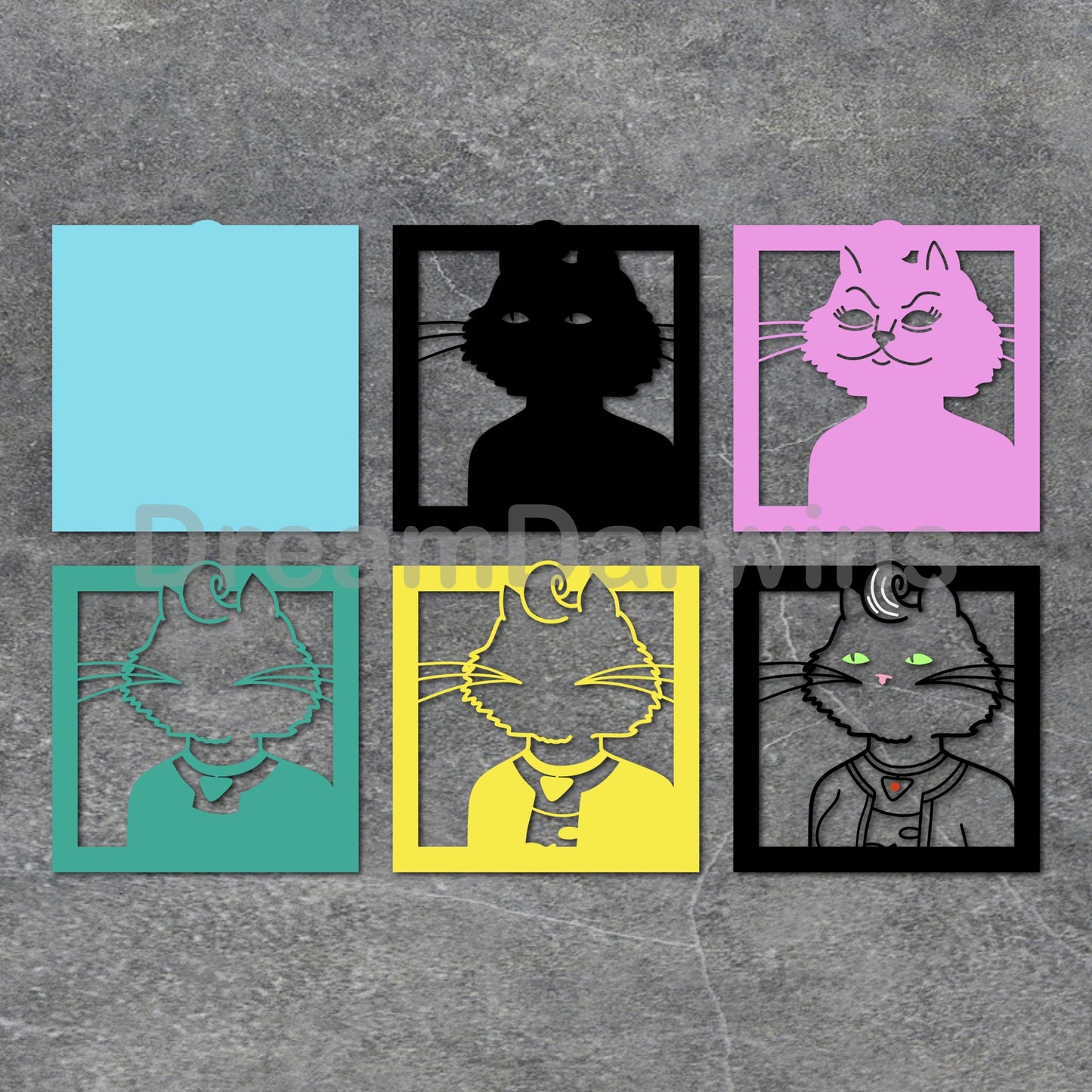 Bojack Horseman Princess Carolyn Multilayer Laser Cut files