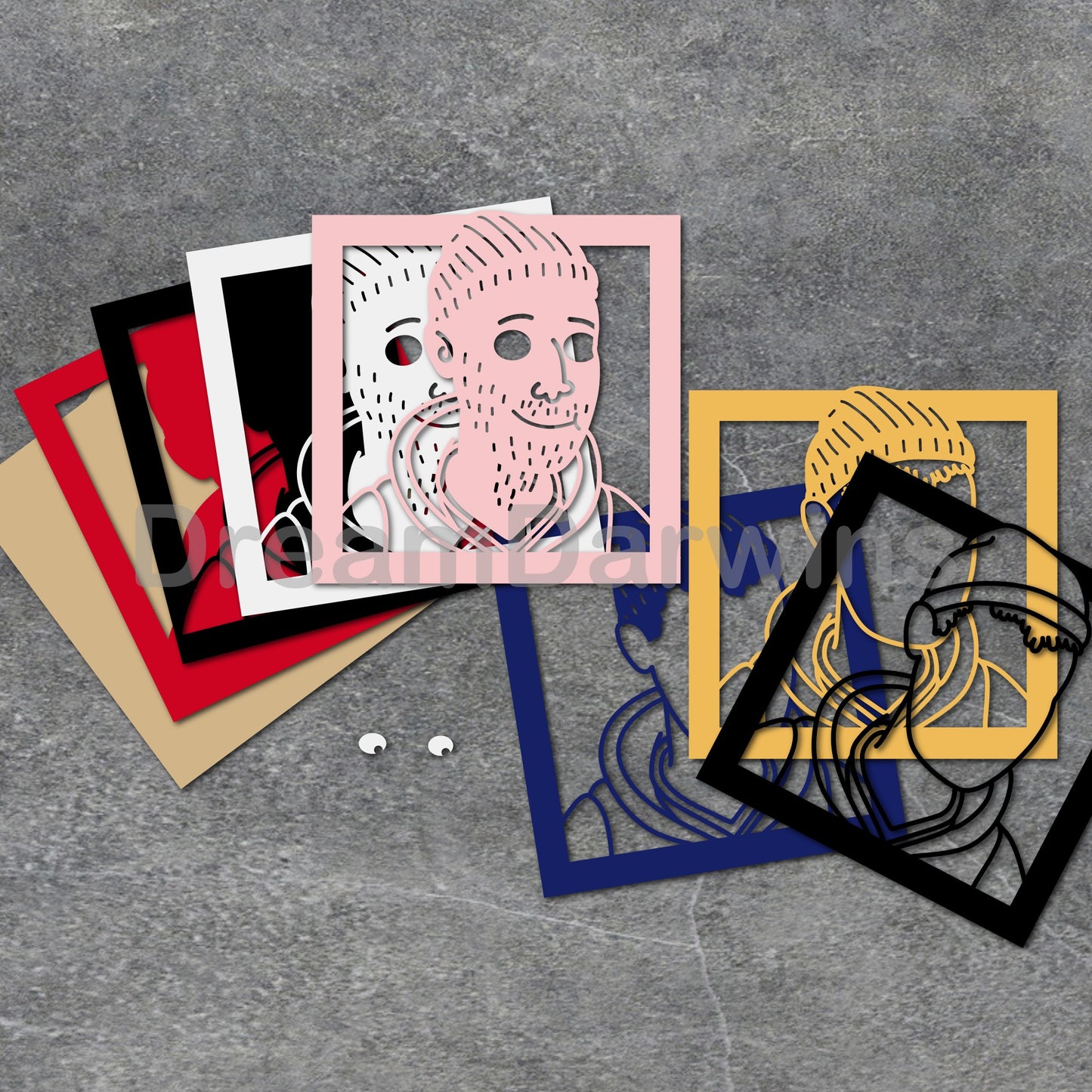 Bojack Horseman Todd Chavez Multilayer Laser Cut files