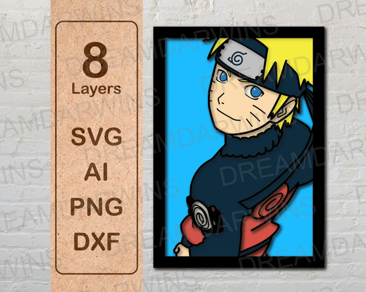 Naruto v2 Multilayer Laser Cut files (Copy)