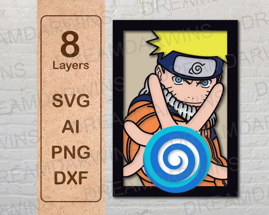 Naruto v1 Multilayer Laser Cut files