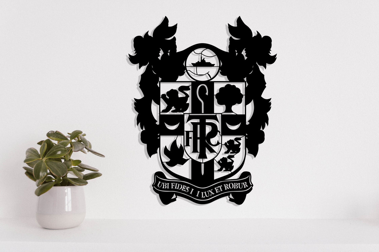Tranmere Rovers FC Badge Shield Metal Laser Cut files svg dxg jpg png pdf ai eps