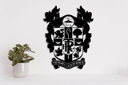 Tranmere Rovers FC Badge Shield Metal Laser Cut files svg dxg jpg png pdf ai eps