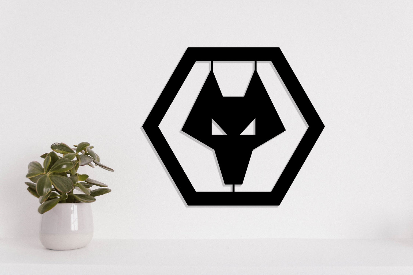 Wolverhampton Wanderers FC Badge Shield Metal Laser Cut files ai png svg dxf, jpg eps pdf
